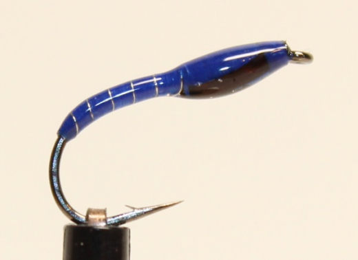 Nymphe Nr. 118 - "Blau-Silber-Schwarz"