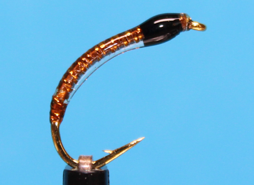Nymphe Nr. 04B - "Kupfer-Schwarz"