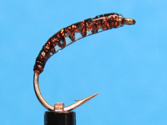Nymphe Nr. 157 - "Dunkelbraun glitter"