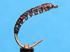 Nymphe Nr. 164 - "Schwarz glitter"
