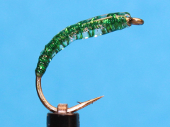 Nymphe Nr. 167 - "Grün glitter"