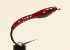 Nymphe Nr. 103 - "Rot-Silber-Braun"